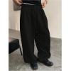 image:imageGORGLITTER Mens Wide Leg Baggy Sweatpants Y2K Oversized Casual Workout Athletic Trousers Track PantsBlack