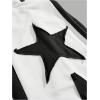 image:imageGORGLITTER Mens Y2k Baggy Sweatpants Star Print Hip Hop Pants Drawstring Wide Leg Track PantsBlack and White