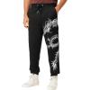 image:imageGORGLITTER Mens Y2k Graphic Sweatpants Drawstring Waist Athletic Workout Gym Jogger Track Pants Trousers StreetwearBlack Dragon