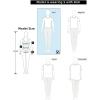 image:imageGORGLITTER Womens Bell Long Sleeve Lace Tops Square Neck Floral Sheer See Through Going Out Crop Top Vacation OutfitsWhite