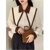 image:imageGORGLITTER Womens Lapel Button Up Structured Tops Long Sleeve Pointed Collard Business Casual Office Dress Blouse ShirtApricot