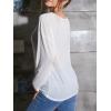 image:imageGORGLITTER Womens Mesh Tops Sheer See Through Long Sleeve Boat Neck T Shirts Cover Up Sexy Spring Outfits 2026White1
