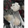 image:imageGORGLITTER Womens Off The Shoulder Embroidered Floral Tops Trendy Mesh Sheer Bishop Sleeve Boho Cropped Blouses ShirtBlack