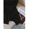 image:imageGORGLITTER Womens One Shoulder Tank Tops Sleeveless Split Hem Elegant Business Casual Tops Going OutBlack