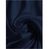 image:imageGORGLITTER Womens Satin Long Sleeve Blouse Button Down Ruched Cinched Waist Dressy Casual Business Work TopsDark Blue
