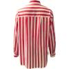 image:imageGORGLITTER Womens Striped Button Down Shirt Dressy Long Sleeve Blouses Business Casual Collared Office Siren Work ShirtRed