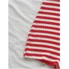 image:imageGORGLITTER Womens Backless Halter Shorts Rompers Dressy Summer Vacation Sexy Striped Open Back One Piece JumpsuitRed