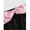 image:imageGORGLITTER Womens Bow Mini Dress Summer Off Shoulder Tea Party Birthday Cocktail Cute Going Out Graduation Sun DressesBlack
