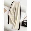 image:imageGORGLITTER Womens Dress Business Pants High Waisted Wide Leg Side Striped Fashion Work Casual Old Money TrousersBeige