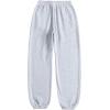 image:imageGORGLITTER Womens Elastic Bottom Sweatpants High Waist Stretch Loose Casual Lounge Athletic Joggers with PocketsLight Grey