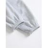 image:imageGORGLITTER Womens Elastic Bottom Sweatpants High Waist Stretch Loose Casual Lounge Athletic Joggers with PocketsLight Grey