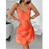 image:imageGORGLITTER Womens Floral Backless Bodycon Mini Dress Sleeveless Summer Wedding Guest Cocktail Formal Party SundressesOrange