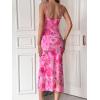 image:imageGORGLITTER Womens Floral Wedding Guest Derby Midi Dress Cocktail Summer Boho Beach Going Out Fishtail Sun DressesBig Pink