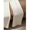 image:imageGORGLITTER Womens High Waisted Dress Pants Dressy Casual Straight Wide Leg Work Business Office PantsWhite