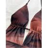 image:imageGORGLITTER Womens Mesh Beaded Halter Mini Dress Cocktail Party Tie Backless Y2K Night Out Bodycon DressMulticolor