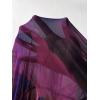image:imageGORGLITTER Womens Mesh Ruched Bodycon Birthday Midi Dress Tie Dye Asymmetrical Party Going Out Wedding Guest DressesMulticolor