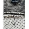 image:imageGORGLITTER Womens Polka Dots Mini Dress Backless Lace Ruffle Strapless Tube Short Dresses Coquette OutfitsApricot