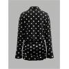image:imageGORGLITTER Womens Sheer Button Down Shirt Dress Mesh Long Sleeve Ruched Bodycon Mini Dresses Sexy Summer Going Out OutfitsBlack and White
