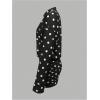 image:imageGORGLITTER Womens Sheer Button Down Shirt Dress Mesh Long Sleeve Ruched Bodycon Mini Dresses Sexy Summer Going Out OutfitsBlack and White