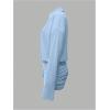 image:imageGORGLITTER Womens Sheer Button Down Shirt Dress Mesh Long Sleeve Ruched Bodycon Mini Dresses Sexy Summer Going Out OutfitsBlue