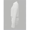 image:imageGORGLITTER Womens Sheer Button Down Shirt Dress Mesh Long Sleeve Ruched Bodycon Mini Dresses Sexy Summer Going Out OutfitsWhite