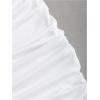 image:imageGORGLITTER Womens Strapless Ruched Tube Mini Dresses Elegant Classy Casual Party Cut Out Backlesss Bodycon Sun DressWhite
