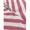 image:imageGORGLITTER Womens Striped Maxi Skirt Frill Trim Ruffle Flowy A Line Trendy Boho Long SkirtsRed