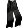 image:imageGORGLITTER Womens High Waisted Dress Pants Dressy Casual Straight Wide Leg Work Business Office PantsBlack