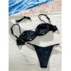 image:imageGORGLITTER Womens High Cut 2 Piece Bikini Swimsuits Braided String Push Up Underwire Cheeky Swimwear SetBlack