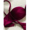 image:imageGORGLITTER Womens High Cut 2 Piece Bikini Swimsuits Braided String Push Up Underwire Cheeky Swimwear SetBurgundy