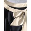 image:imageGORGLITTER Womens Plus Size Bow Neck Short Sleeve Cocktail Midi Dresses Elegant Classy Summer Teacher Long Dress 2025Black