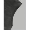image:imageGORGLITTER Mens Cap Sleeve Cropped Tee Top Unisex Crew Neck Dolman Sleeve Oversized T ShirtBlack and Grey