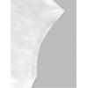 image:imageGORGLITTER Mens Cap Sleeve Cropped Tee Top Unisex Crew Neck Dolman Sleeve Oversized T ShirtPure White