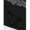 image:imageGORGLITTER Mens Y2k Goth Shirt Jersey Letter Graphic Color Block Oversized Long Sleeve Crewneck Vacation Tee TopsBlack Graphic