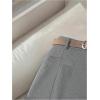 image:imageGORGLITTER Womens Asymmetrical Wrap Mini Skort Dressy Business Office Work Elegant Bermuda ShortsDark Grey