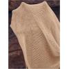 image:imageGORGLITTER Womens Crochet Halter Bathing Suit Coverups Dresses Backless Beach Bikini Swim Suit Cover Up for SwimwearKhaki