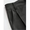 image:imageGORGLITTER Womens Pleated Wide Leg Pants Work Dress Pants Business Casual Slacks Trousers Fall OutfitBlack