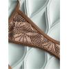 image:imageGORGLITTER Womens Cheeky High Cut Bikini Sets Scoop Neck Y2k Crochet Swimsuit 2 Piece Bathing Suit Beach Vacation OutfitsBrown