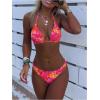 image:imageGORGLITTER Womens Floral Boho Bikini Colorful String Halter Swimsuit Thong Sexy Cheeky Bathing Suit Trendy 2026Multicolor