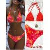 image:imageGORGLITTER Womens Floral Boho Bikini Colorful String Halter Swimsuit Thong Sexy Cheeky Bathing Suit Trendy 2026Multicolor