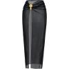 image:imageGORGLITTER Womens Strapless Bandeau Swimsuits 3 Piece Summer Beach Sexy Bathing Suit Bikini with Skirt CoverupBlack