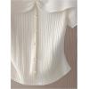 image:imageGORGLITTER Womens Off The Shoulder Pearl Beaded Tops Short Sleeve Knit Blouses Dressy Casual Going Out Outfits 2025White