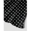 image:imageGORGLITTER Womens Polka Dots Long Flowy Skirts Dressy High Waisted Business Causal SkirtBlack