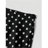 image:imageGORGLITTER Womens Polka Dots Long Flowy Skirts Dressy High Waisted Business Causal SkirtBlack
