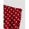 image:imageGORGLITTER Womens Polka Dots Long Flowy Skirts Dressy High Waisted Business Causal SkirtRed
