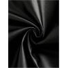image:imageGORGLITTER Womens Ruched PU Leather Bodycon Long Skirt Slit Back Zip Up Cocktail Pencil SkirtsBlack