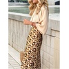 image:imageGORGLITTER Womens Graphic Long Maxi Skirts Colorful Dressy Business Causal High Waisted Ruffle Old Money SkirtYellow
