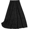 image:imageGORGLITTER Womens Plus Size Skirts for Curvy Floral Midi Skirts Boho Summer Vacation High Waist A Line Flowy Maxi SkirtBlack Polka