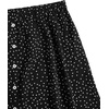 image:imageGORGLITTER Womens Plus Size Skirts for Curvy Floral Midi Skirts Boho Summer Vacation High Waist A Line Flowy Maxi SkirtBlack Polka