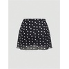 image:imageGORGLITTER Womens Polka Dots Mini Skirt Vintage Y2K Mesh A Line Short Skirts with ShortsBlack